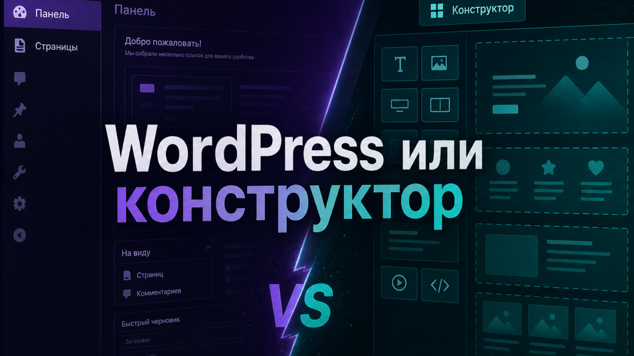 Обложка: WordPress или конструктор